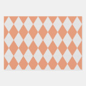 Tweetalige Peach Feliz Cumpleaños - Gelukkige Verj Inpakpapier Vel (Voorkant 2)