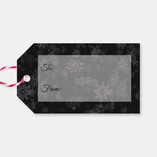 Tweetalige Pools Amerikaans Holiday Gift Labels Cadeaulabel (Achterkant Horizontaal)