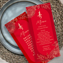 Tweetalige Ranunculus Chinese "Longevity" Verjaard