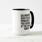 Tweetalige Spaanstalige Mok 15 oz Twee zonder tint (Voorkant rechts)