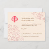 Tweetalige Vietnamese pioen lied mijn bruiloft RSV (Voorkant)