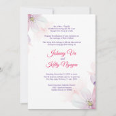 Tweetalige Vietnamese uitnodiging Cherry Blossom (Voorkant)