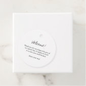 Tweetalige welkomstzaklabels bedankjes labels (In situ)