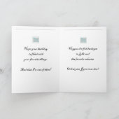 Tweetalige Zweeds & Engels Verjaardag Kaart (Binnen)