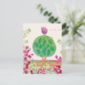 Tweeter Garden Briefkaart (Staand voorkant)