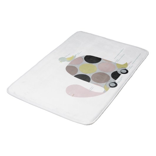 Tweeter op een schildpad badmat (Gekanteld)