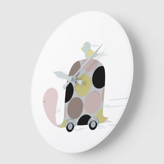 Tweeter op een schildpad grote klok (Hoek)