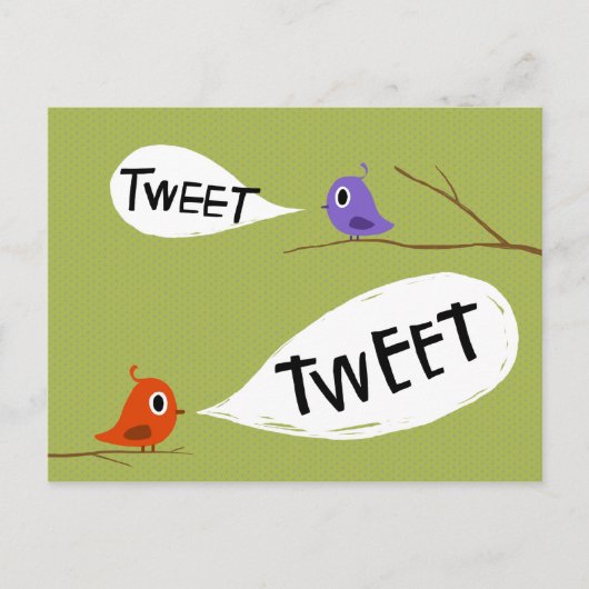 Tweeters Briefkaart (Voorkant)