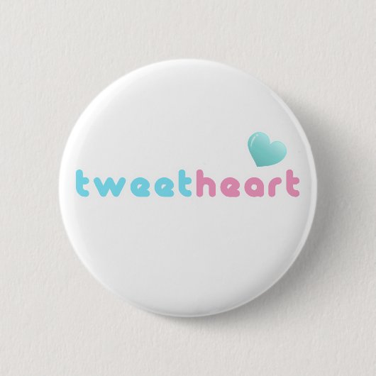tweetheart ronde button 5,7 cm (Voorkant)