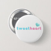 tweetheart ronde button 5,7 cm (Voorkant /achterkant)
