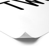 Tweethearts Funny Love Birds Pun Poster (Hoek)