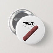Tweeting Weenie Ronde Button 5,7 Cm (Voorkant /achterkant)