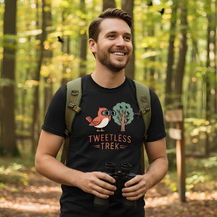 Tweetless Trek – Grappig Vogelspotten Design T-shirt