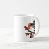 Tweetless Trek-mok – Grappig cadeau voor vogelaars Koffiemok (Voorkant rechts)