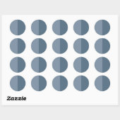 tweetone - blauwe Sticker (Vel)