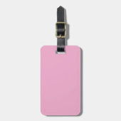 Tweetone Bourgogne & Roze Bagagelabel (Voorkant verticaal)
