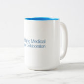 Tweetone Mok, 15 oz Tweekleurige Koffiemok (Voorkant rechts)