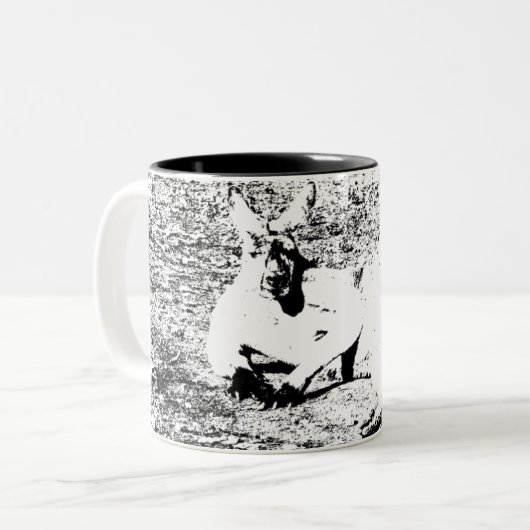 Tweetone Mok, 325 ml Tweekleurige Koffiemok (Voorkant links)