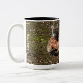 Tweetone Mok, 444 ml Tweekleurige Koffiemok