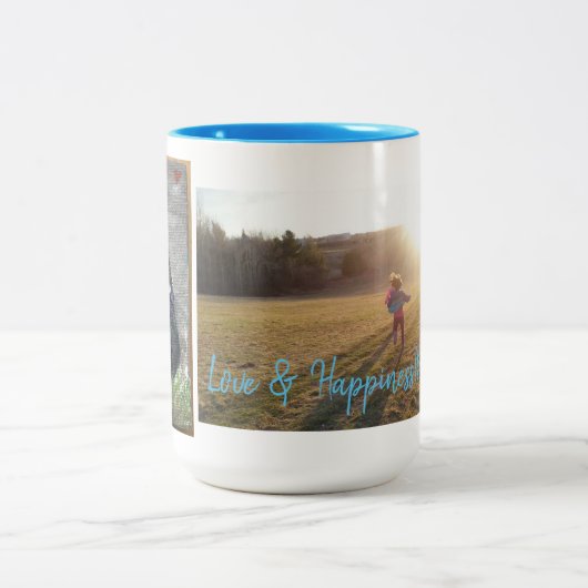 Tweetone Mok, 444 ml Tweekleurige Koffiemok (Center)