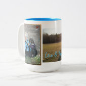 Tweetone Mok, 444 ml Tweekleurige Koffiemok (Voorkant links)