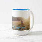 Tweetone Mok, 444 ml Tweekleurige Koffiemok (Voorkant rechts)