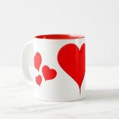 Tweetone Mok hart (Voorkant links)