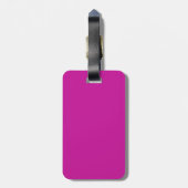 Tweetone roze en Paars Bagagelabel (Achterkant verticaal)