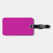 Tweetone roze en Paars Bagagelabel (Achterkant horizontaal)