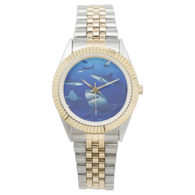 Tweetone vrouwenhaaien horloge (Voorkant)