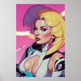 Tweetonige Alarm bij de Ruimtevaartorganisatie Ken Poster