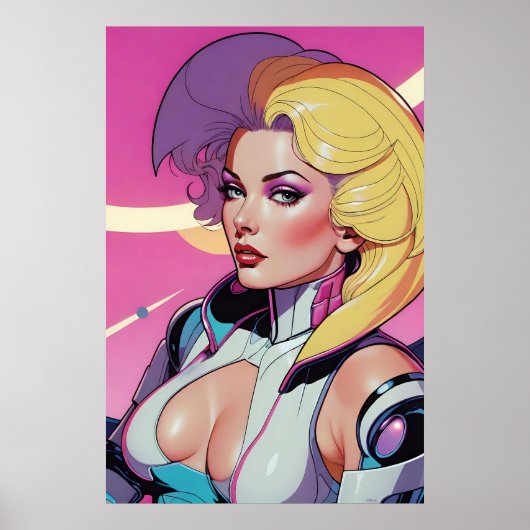 Tweetonige Alarm bij de Ruimtevaartorganisatie Ken Poster (Voorkant)