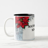 tweetonige bloemendocent wiskunde mok (Links)