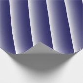 Tweetonige gradiënt ombre marvy blue cadeaupapier (Hoek)