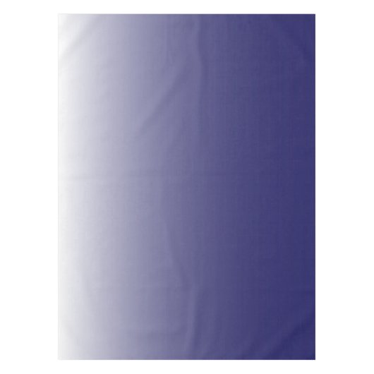 Tweetonige gradiënt ombre marvy blue tafelkleed (Voorkant)