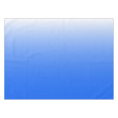 Tweetonige gradiëntombre elektrisch blauw tafelkleed (Voorkant (Horizontaal))