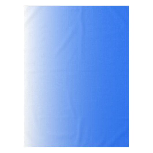 Tweetonige gradiëntombre elektrisch blauw tafelkleed (Voorkant)