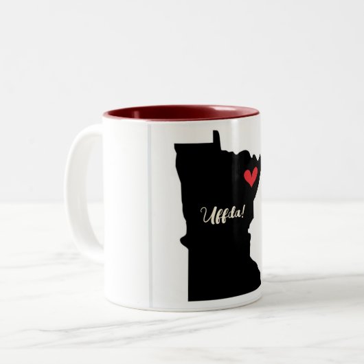  tweetonige koffie Mok Minnesota (Voorkant links)