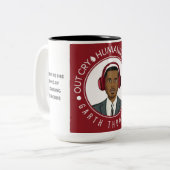 tweetonige Mok (Voorkant links)