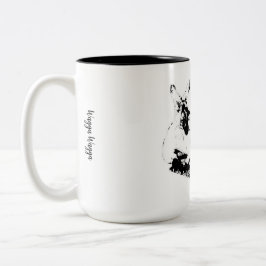 Tweetonige mok 444ml