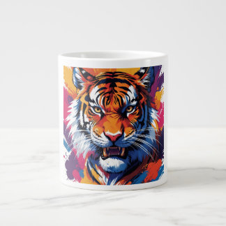 Tweetonige mok, 450 ml grote koffiekop