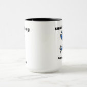 Tweetonige mok, 450 ml mok (Midden)