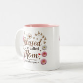 Tweetonige Mok voor Moederdag | Voor altijd van je (Voorkant links)