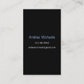 Tweetonige Monogram Visitekaartje (Achterkant)