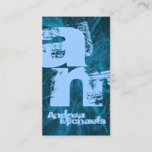 Tweetonige Monogram Visitekaartje