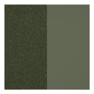 Tweetonige mos groen glanzend Poster - 