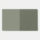 Tweetonige mos groene kleverige post-it notities ( post-it® notes (Voorkant)