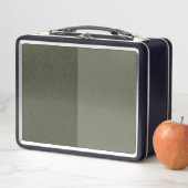 Tweetonige Moss Green Metal Lunchbox - (In situ)