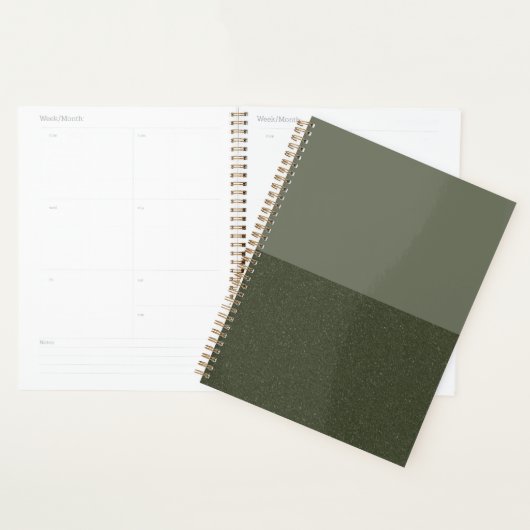 Tweetonige Moss Green Weekly Planner - (Display)