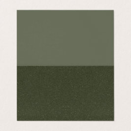 Tweetonige Moss Groen Gevouwen Kaart – Visitekaartje